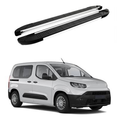 Turtle Toyota Proace City 2019-2025 / Uzun Şasi Yan Basamak Another Gri