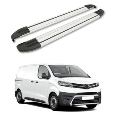 Turtle Toyota Proace (Mk2) 2013-2016 / Kısa Şasi Yan Basamak Brillant Gri