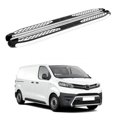 Turtle Toyota Proace (Mk2) 2013-2016 / Kısa Şasi Yan Basamak Plus Gri