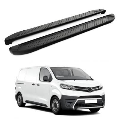 Turtle Toyota Proace (Mk2) 2013-2016 / Kısa Şasi Yan Basamak Sapphire V1 Siyah