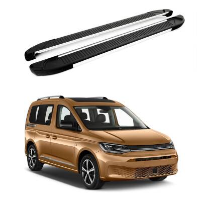 Turtle Volkswagen Caddy 2020-2025 / Kısa Şasi Yan Basamak Another Gri