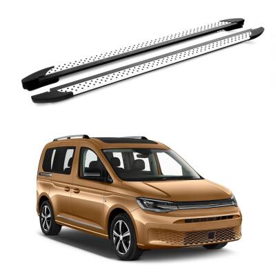Turtle Volkswagen Caddy 2020-2025 / Kısa Şasi Yan Basamak Era V1 Gri
