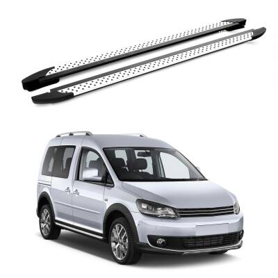 Turtle Volkswagen Caddy (2K) 2003-2019 / Kısa Şasi Yan Basamak Era V1 Gri