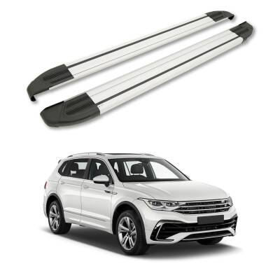 Turtle Volkswagen Tiguan Allspace (Ad/Bw) 2018-2023 Yan Basamak Brillant Gri