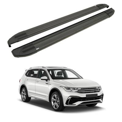 Turtle Volkswagen Tiguan Allspace (Ad/Bw) 2018-2023 Yan Basamak Brillant Siyah
