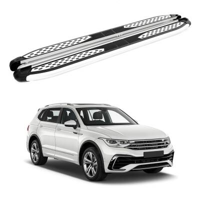 Turtle Volkswagen Tiguan Allspace (Ad/Bw) 2018-2023 Yan Basamak Plus Gri