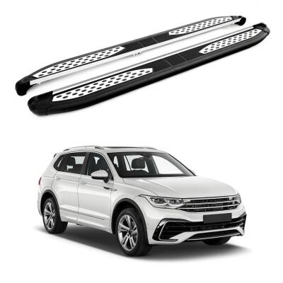 Turtle Volkswagen Tiguan Allspace (Ad/Bw) 2018-2023 Yan Basamak Plus Siyah