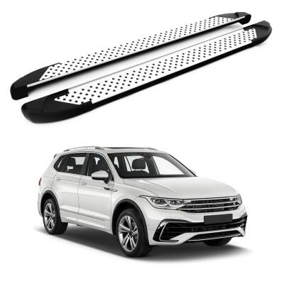 Turtle Volkswagen Tiguan Allspace (Ad/Bw) 2018-2023 Yan Basamak Sapphire V1 Gri